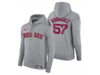 Men Boston Red Sox Eduardo Rodriguez Nike Gray Road Hoodie