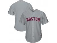 Men Boston Red Sox Independence Day Gray 2017 Stars & Stripes Cool Base Team Jersey