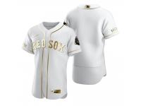Men Boston Red Sox Nike White Golden Edition Jersey