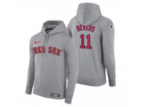 Men Boston Red Sox Rafael Devers Nike Gray Road Hoodie