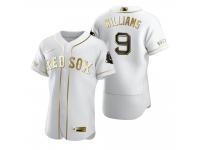 Men Boston Red Sox Ted Williams Nike White Golden Edition Jersey