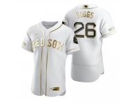 Men Boston Red Sox Wade Boggs Nike White Golden Edition Jersey