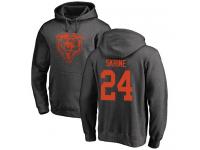 Men Chicago Bears Buster Skrine Ash - #24 Football Pullover Hoodie One Color