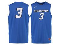 Men Creighton Bluejays #3 Nike Replica Master Jersey - Royal