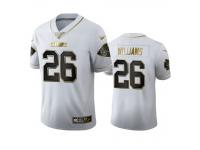 Men Damien Williams Chiefs White 100th Season Golden Edition Jersey