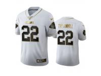 Men Juan Thornhill Chiefs White 100th Season Golden Edition Jersey