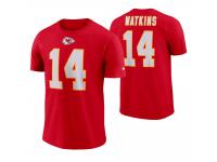Men Kansas City Chiefs #14 Sammy Watkins Player Pride Performance Red T-Shirt
