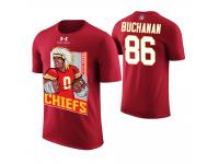 Men Kansas City Chiefs Buck Buchanan #86 Red Cartoon And Comic Artistic Painting Retired Player T-Shirt