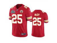 Men Kansas City Chiefs LeSean McCoy Red Super Bowl LIV Vapor Limited Jersey 100th