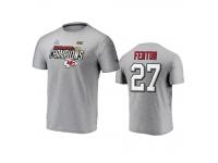 Men Kansas City Chiefs Rashad Fenton Heather Gray Super Bowl LIV Champions Trophy Collection Locker Room T-Shirt
