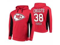 Men Kansas City Chiefs Ron Parker Red Team Iconic Pullover Hoodie