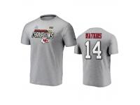 Men Kansas City Chiefs Sammy Watkins Heather Gray Super Bowl LIV Champions Trophy Collection Locker Room T-Shirt