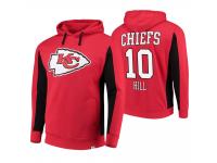 Men Kansas City Chiefs Tyreek Hill Red Team Iconic Pullover Hoodie