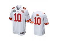 Men Kansas City Chiefs Tyreek Hill White Super Bowl LIV Game Jersey