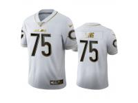 Men Kyle Long Bears White 100th Season Golden Edition Jersey