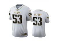 Men Kyle Van Noy Patriots White 100th Season Golden Edition Jersey