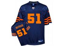 Men NFL Chicago Bears #51 Dick Butkus Throwback 1940s Navy Blue Reebok Premier Jersey