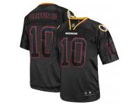 Men NFL Washington Redskins #10 Robert Griffin III Throwback Lights Out Black Reebok Premier Jersey