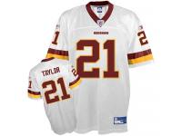 Men NFL Washington Redskins #21 Sean Taylor Throwback Road White Reebok Jersey