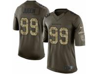 Men Nike Baltimore Ravens #99 Matt Judon Limited Green Salute to Service NFL Jersey