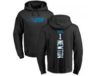 Men Nike Cam Newton Black Backer - NFL Carolina Panthers #1 Pullover Hoodie