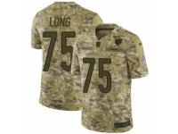Men Nike Chicago Bears #75 Kyle Long Limited Camo 2018 Salute to Service NFL Jersey