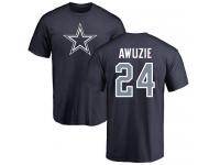 Men Nike Chidobe Awuzie Navy Blue Name & Number Logo - NFL Dallas Cowboys #24 T-Shirt