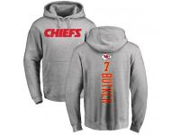 Men Nike Harrison Butker Ash Backer - NFL Kansas City Chiefs #7 Pullover Hoodie