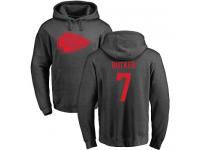 Men Nike Harrison Butker Ash One Color - NFL Kansas City Chiefs #7 Pullover Hoodie
