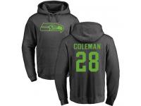 Men Nike Justin Coleman Ash One Color - NFL Seattle Seahawks #28 Pullover Hoodie