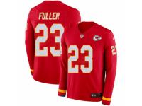 Men Nike Kansas City Chiefs #23 Kendall Fuller Limited Red Therma Long Sleeve NFL Jersey