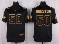Men Nike Kansas City Chiefs #50 Justin Houston Pro Line Black Gold Collection Jersey