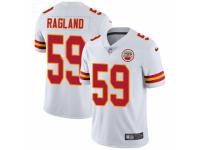 Men Nike Kansas City Chiefs #59 Reggie Ragland White Vapor Untouchable Limited Player NFL Jersey