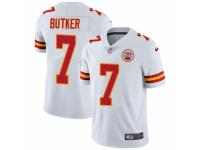 Men Nike Kansas City Chiefs #7 Harrison Butker White Vapor Untouchable Limited Player NFL Jersey