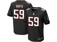 Men Nike NFL Atlanta Falcons #59 Joplo Bartu Authentic Elite Black Jersey