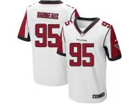 Men Nike NFL Atlanta Falcons #95 Jonathan Babineaux Authentic Elite Road White Jersey