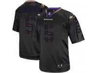 Men Nike NFL Baltimore Ravens #5 Joe Flacco New Lights Out Black Limited Jersey