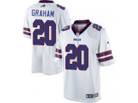 Men Nike NFL Buffalo Bills #20 Corey Graham Road White Limited Jersey