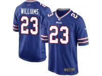 Men Nike NFL Buffalo Bills #23 Aaron Williams Home Royal Blue Game Jersey