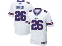 Men Nike NFL Buffalo Bills #26 Anthony Dixon Authentic Elite Road White Jersey