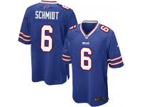 Men Nike NFL Buffalo Bills #6 Colton Schmidt Home Royal Blue Game Jersey