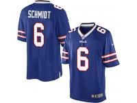 Men Nike NFL Buffalo Bills #6 Colton Schmidt Home Royal Blue Limited Jersey