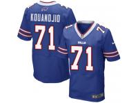 Men Nike NFL Buffalo Bills #71 Cyrus Kouandjio Authentic Elite Home Royal Blue Jersey