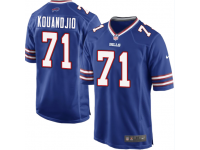 Men Nike NFL Buffalo Bills #71 Cyrus Kouandjio Home Royal Blue Game Jersey