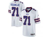 Men Nike NFL Buffalo Bills #71 Cyrus Kouandjio Road White Limited Jersey