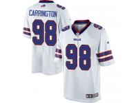 Men Nike NFL Buffalo Bills #98 Alex Carrington Road White Limited Jersey