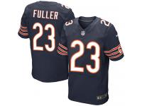 Men Nike NFL Chicago Bears #23 Kyle Fuller Authentic Elite Home Navy Blue Jersey