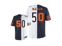 Men Nike NFL Chicago Bears #50 Shea McClellin Road1940s Two Tone Limited Jersey