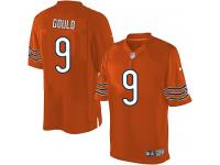 Men Nike NFL Chicago Bears #9 Robbie Gould Orange Limited Jersey