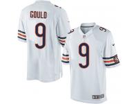 Men Nike NFL Chicago Bears #9 Robbie Gould Road White Limited Jersey